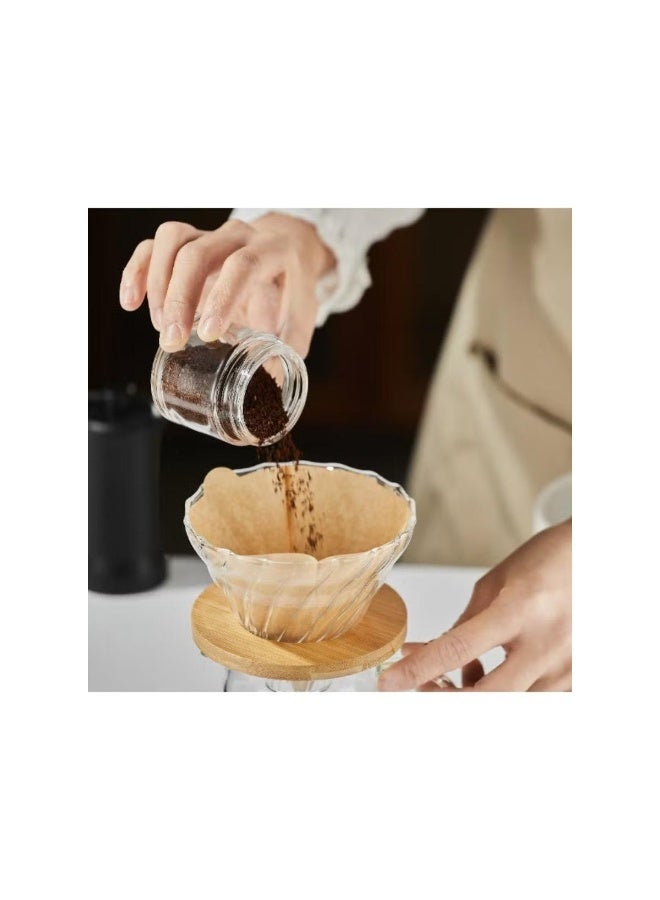 LePresso High Precision Conical Burr Grinder with Glass Container & SS420 Steel Burrs - Image 3